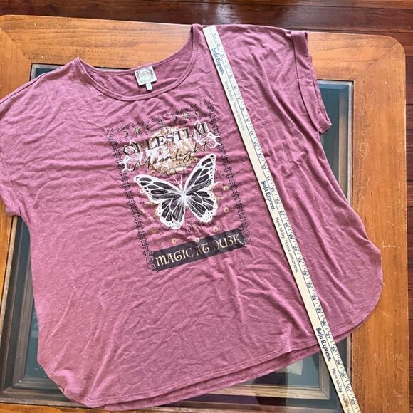 Tru Selfโ2XL Pink Top "Celestial Magic atโDusk" - Picture 7 of 13